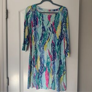 Lilly Pulitzer Rayon/Spandex Dress Large
EUC
